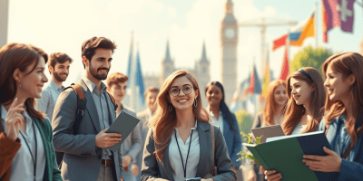 Giovani europei che si preparano al lavoro, visual simbolico della Raccomandazione UE sui tirocini di qualità e del programma Garanzia per i Giovani.