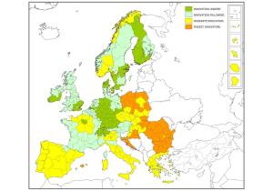 Mappa Fonte: European Commission, Regional Innovation Scoreboard 2014