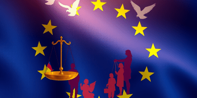 immagine per un post sul blog intitolato "Il contributo dell'Unione europea alla democrazia e ai diritti umani nel mondo."