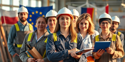 immagine che rappresenta visivamente lavoratori distaccati nei Paesi dell'UE