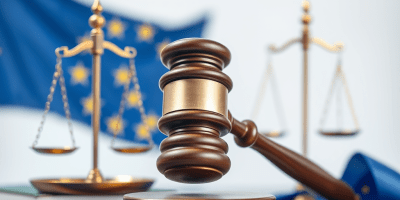 image for a blog post titled "La giustizia in Italia e nei Paesi dell’Unione europea."