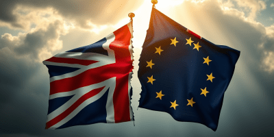 Immagine simbolica che rappresenta la Brexit