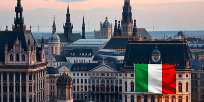 image for a blog post about Italy's economic situation within the European Union