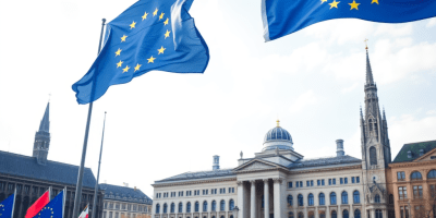 immagine che rappresenta il futuro dell'Unione Europea, sottolineando i temi dell'unità e della collaborazione tra i 27 Stati membri