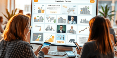 immagine che cattura l'essenza del crowdfunding online per le piccole e medie imprese (PMI) in Europa