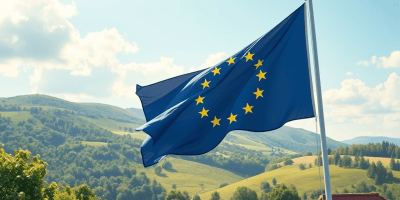 image for a blog post commemorating the 100th anniversary of the Great War and emphasizing the theme of peace in the European Union