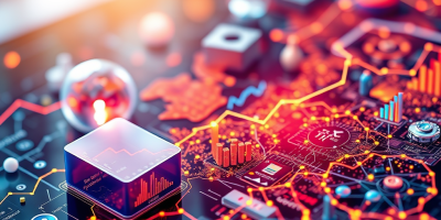 Strategie di specializzazione intelligente (S3) nell’UE: mappa con connessioni e icone R&I, focus QFP 2028–2034, Horizon Europe e competitività.